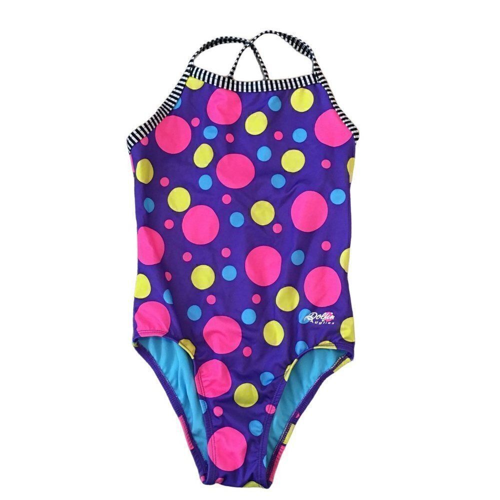Dolphin size 14 young girls bathing suit